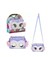 Purse Pets Print Perfect Hoot Couture Uil Paars 