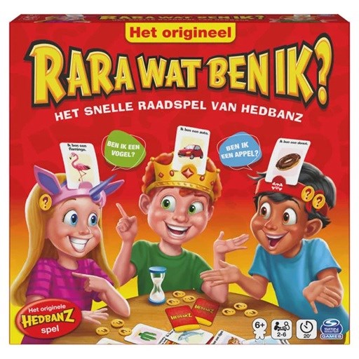 spinmaster RARA Wat Ben Ik? het Snelle Raadspel voor het HELE Gezin 6+ 