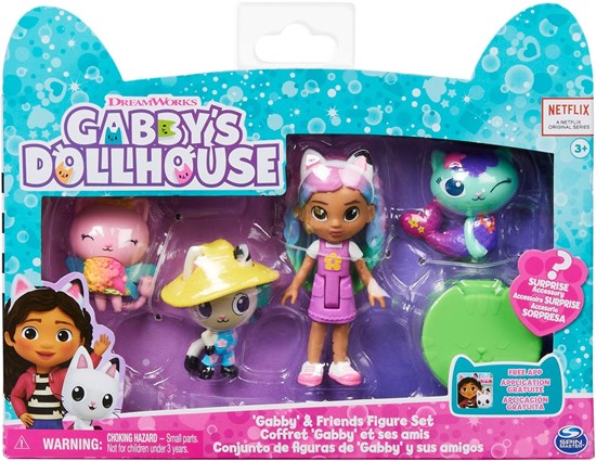 Gabby's Dollhouse Gabby en Vrenden figuren set 3+ 
