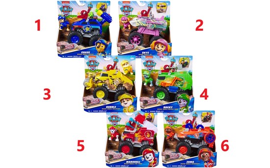 Paw Patrol Rescue Wheels Vehicle Assorti 3+ 