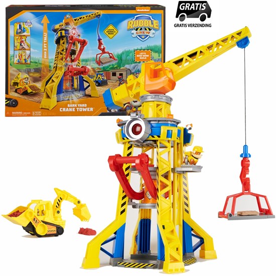 Paw Patrol Rubble & Crew Crane Tower 3+ 