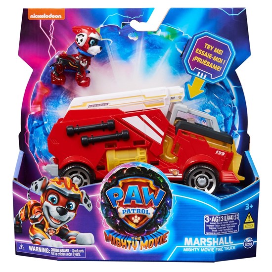 Paw Patrol Movie II Marshall Speelgoedauto met Actie figuur 3+   