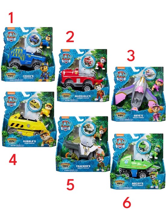 Paw Patrol Jungle Pups ass. 3+ 