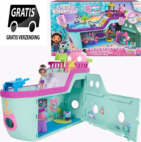 Gabby's Dollhouse Cruise Schip 3+ 