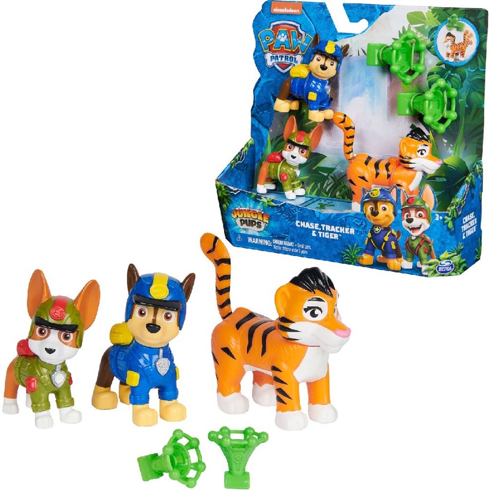 Paw Patrol Chase, Tracker & Tiger figuur 3+, حجم الصورة 960x960