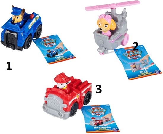 Paw Patrol Deluxe Rescue Racers assorti 3+ 