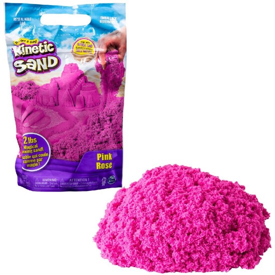 spinmaster Kinetic Sand in Zak Pink 907gram 3+