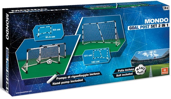 Mondo voetbalset 2-in-1 3+