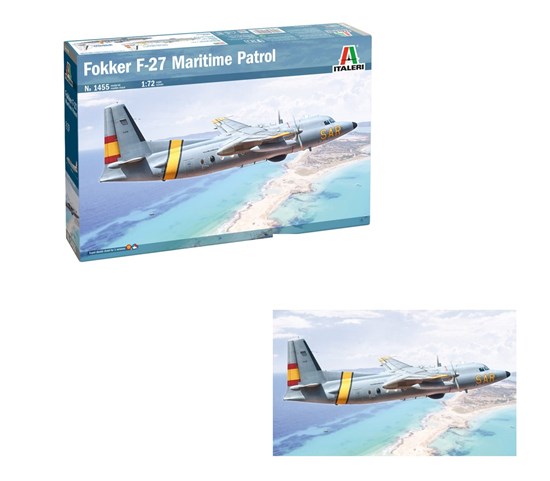 italeri Fokker F-27 SAR (NL decals) schaal 1/72 