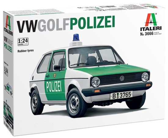 italeri VW Golf "Polizei"  schaal 1/24 
