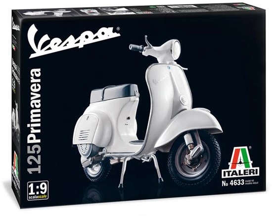 italei Vespa Scooter 125 Primavera schaal 1/9 