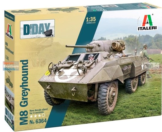 italeri M8 Greyhound Tankvoertuig D-day 1/35 