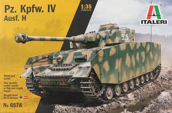 italeri Pz. Kpfw. IV Ausf. H Tankvoertuig schaal 1/35 