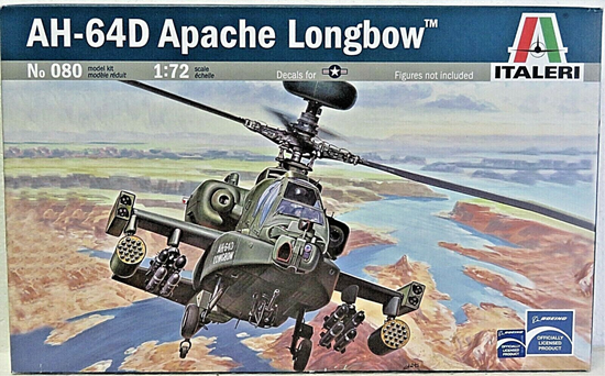 italeri AH-64 D APACHE LONGBOW Helikopter schaal 1/72 