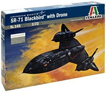italeri SR-71 BLACKBIRD with DRONE Spionage Vliegtuig schaal 1/72 