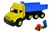 adriatic BIG American Kiepauto 78cm  Geel/Blauw 2+ 