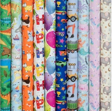 Rol kadopapier World Map assorti 200x70cm 