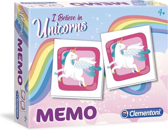 Clementoni I Believe in Unicorns Memory spel 4+ 