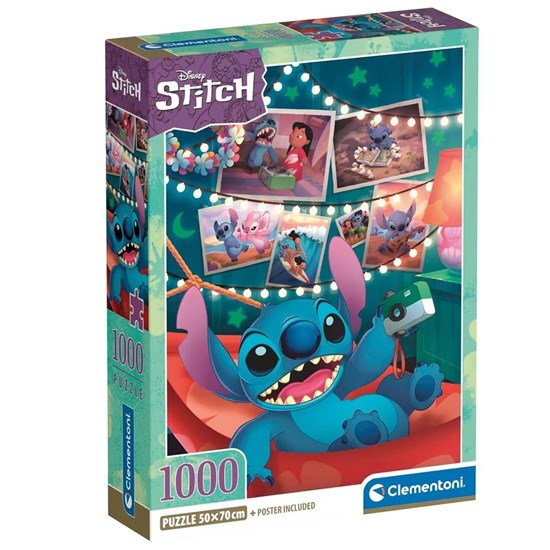 clementoni Disney Stitch Puzzel 1000stukjes 