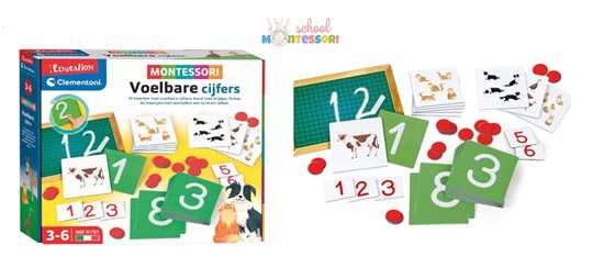 clementoni Montessori Voelbare Cijfers 3+