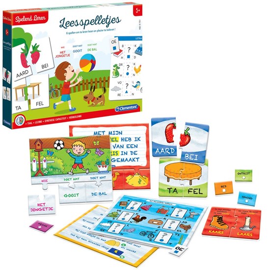 clementoni Education Lees Spelletjes 5+ 