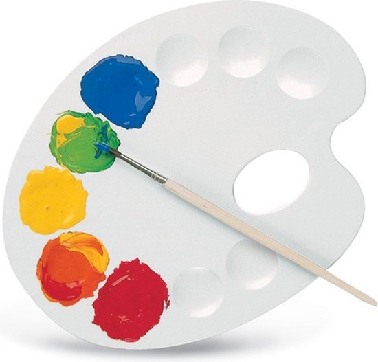 PRIMO Schilderpallet Middel 10 Vakken 