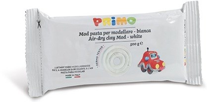 Primo Witte Hardwordende Klei 500 gram