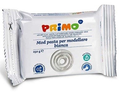 Primo Boetseerklei 250gram Witte Kleur 3+ 