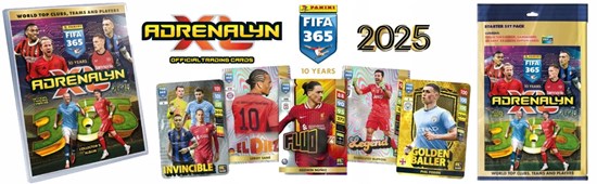 Panini Adrenalyn FIFA 365 2025 MEGA Starter set 