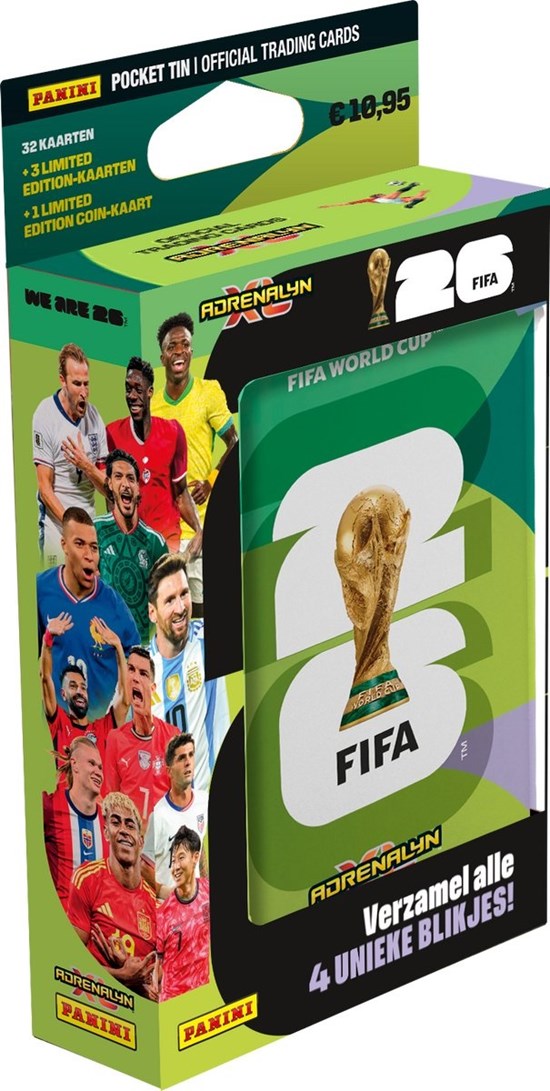 Panini Adrenalyn XL FIFA World Cup 2026 Pocket Tin 