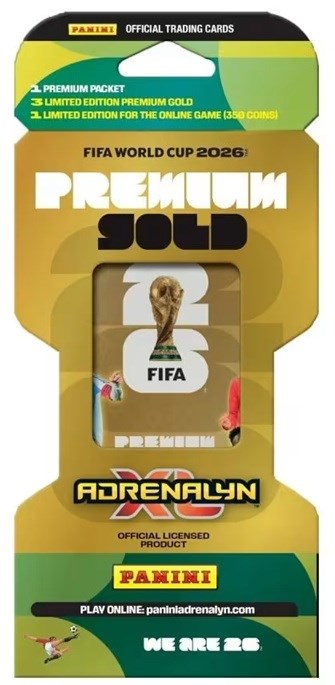 Panini Adrenalyn XL FIFA World Cup 2026 Premium Gold Blister 