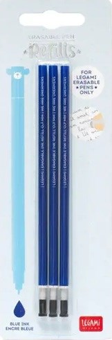 Legami Navulset Blauw 3stuks 