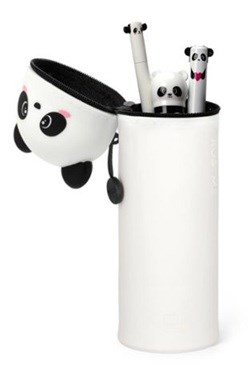 Legami Kawaii 2in1 Silicone Pennen Etui Panda wit/zwart 