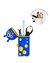 Legami Kawaii 2in1 Silicone Pennen Etui Monster blauw 