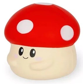 Legami Super Soft Squeeze Me ! Paddestoel Rood 8+