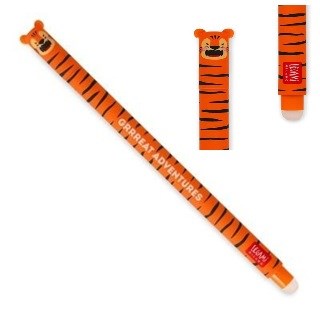Legami Uitwisbare Pen Grrreat Adventures Tijger Oranje/Zwart oranje inkt 