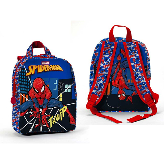 Spiderman Kinder Rugzak Blauw 