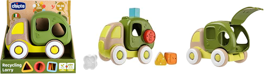 chicco ECO + Recycling Lorry Puzzel Truck 10mnd+  