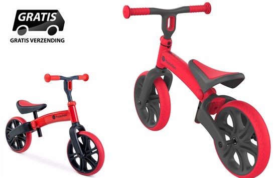 Yvolution Velo Junior Loopfiets Rood 18mnd+