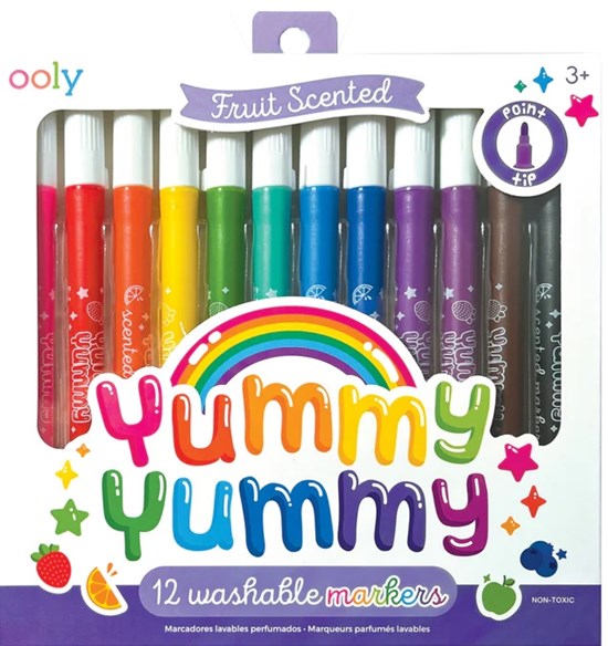 Ooly Yummy Yummy Fruit Geur Viltstiften 12stuks 3+ 