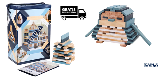 Kapla 200 Winter Box met Natural & Gekleurde Plankjes 
