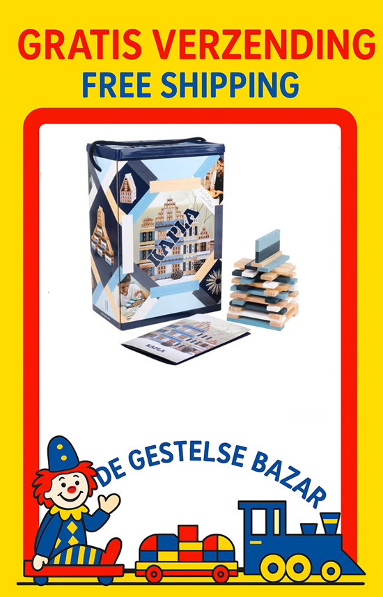 Kapla 200 Winter Box met Natural & Gekleurde Plankjes 