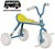 Yvolution Good Times Driewieler Navy Blue 18mnd+ 