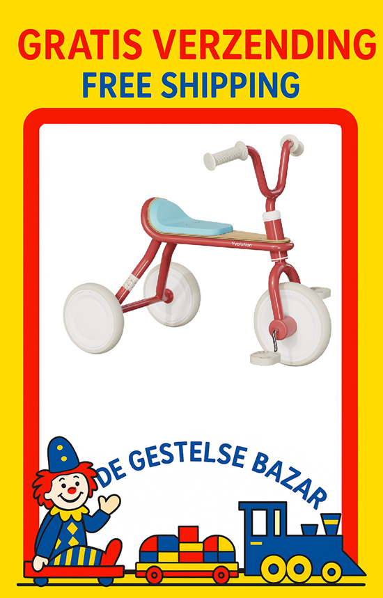 Yvolution Good Times Driewieler Rood 18mnd+ 