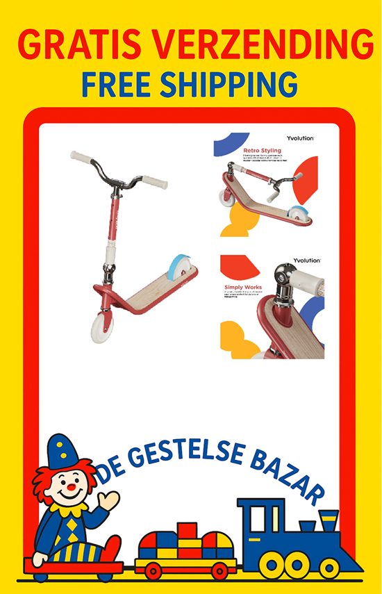 Yvolution Classic Scooter Step Rood 5+ 