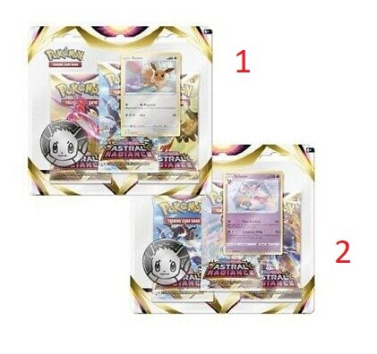 Pokémon Sword & Shield Astral Radiance 3 Boosterpacks & Munt & Specilal Card 6+