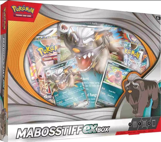 Pokémon Mabosstiff EX Box 6+ 