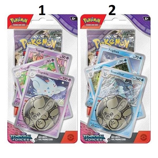 Pokémon SV05 Temporal Forces Premium Pack met Munt 