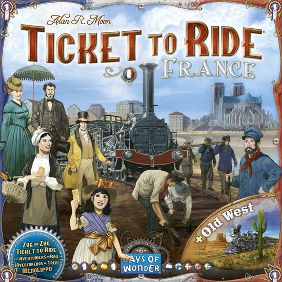 spel TICKET to RIDE FRANKRIJK OLD WEST editie 8+