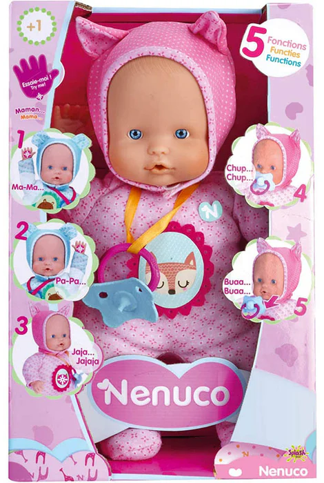 Nenuco pop Laura Soft Baby met 5 Functies circa 30cm 1+ 